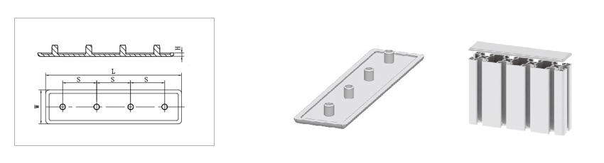 工業鋁型材端面蓋板 工業鋁型材端面蓋板